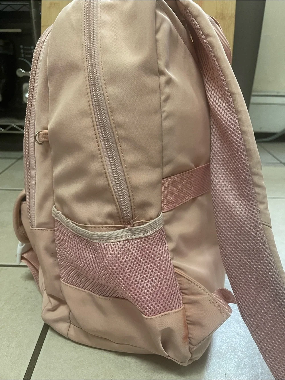Kids Pink Bow Accent Backpack